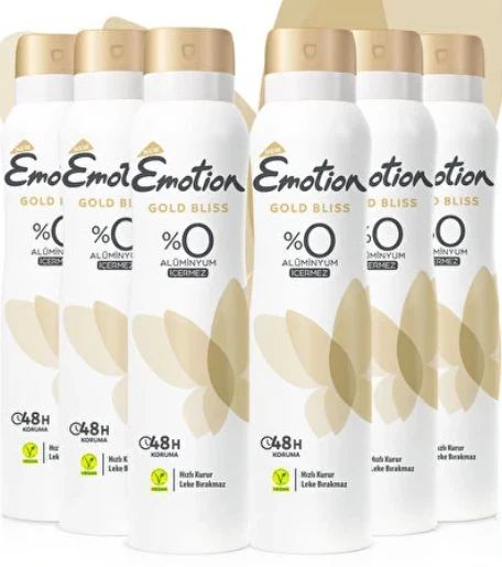 Emotion Bliss Deo Kadın Deodorant 150 ml (6 adet) ürün görseli 1