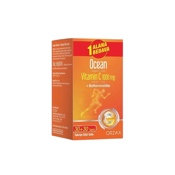 Orzax Ocean Vitamin C 1000 mg 1 ALANA 1 BEDAVA ürün görseli 1