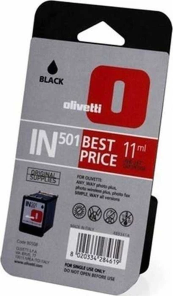 Olivetti IN-501 Siyah Orijinal Kartuş ürün görseli 1