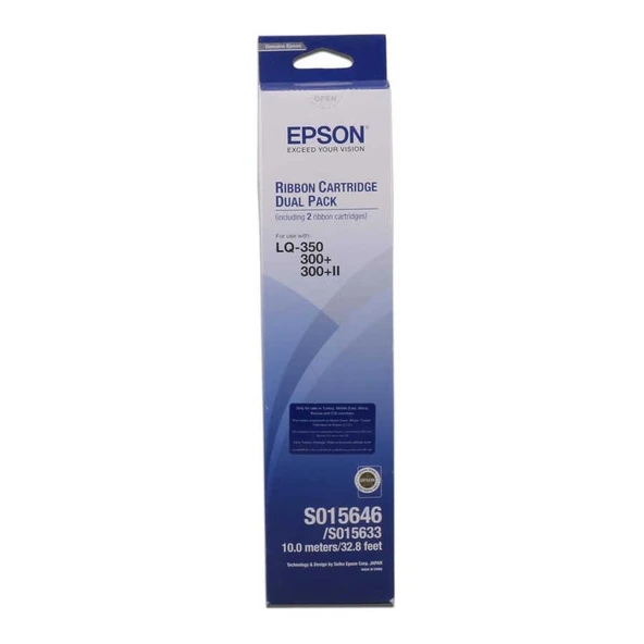 Epson LQ-350-C13S015646 Orijinal Şerit İkili - Resim 2