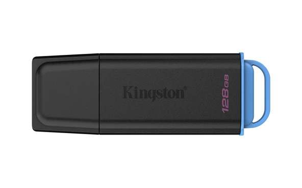 Kingston DTXG2-128GB 128GB Portable USB 3.2 Gen 1 DataTraveler Exodia Black-Blue Flash Bellek ürün görseli 1