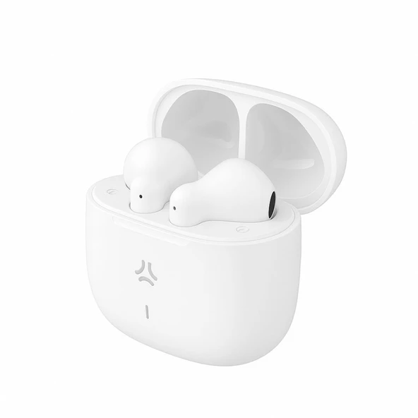 CELLY BUZ2 TWS Tam Kablosuz Bluetooth 5.3 Dokunmatik Kulak İçi Beyaz Kulaklık Type-C Girişli ürün görseli 1