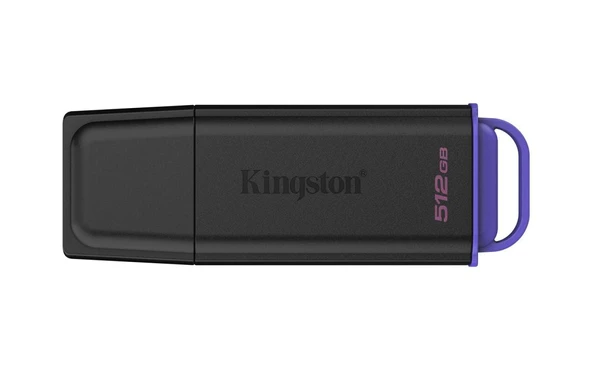 Kingston DTXG2-512GB 512GB Portable USB 3.2 Gen 1 DataTraveler Exodia Black-Purple Flash Bellek ürün görseli 1