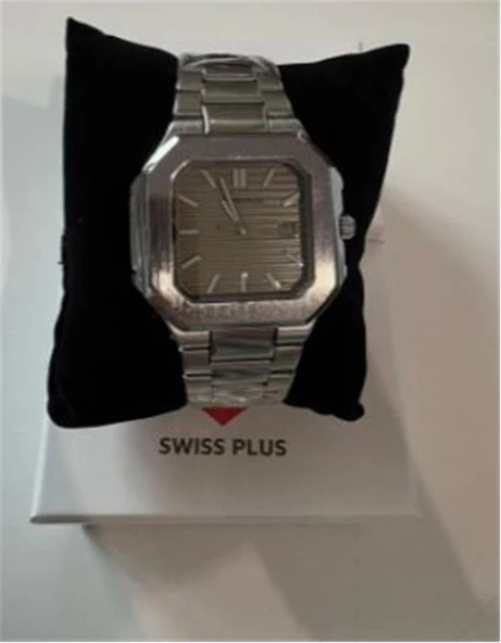 Swiss Plus Man Watch Premium Seri Model-6 RS23146 Beige-Silver ürün görseli 1