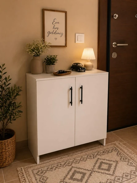 Moduleva Manolya 2 Kapaklı Ayakkabılık - Resim 4