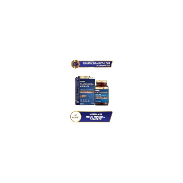 Nutraxin Multimineral Complex 60 Tablet - Resim 2