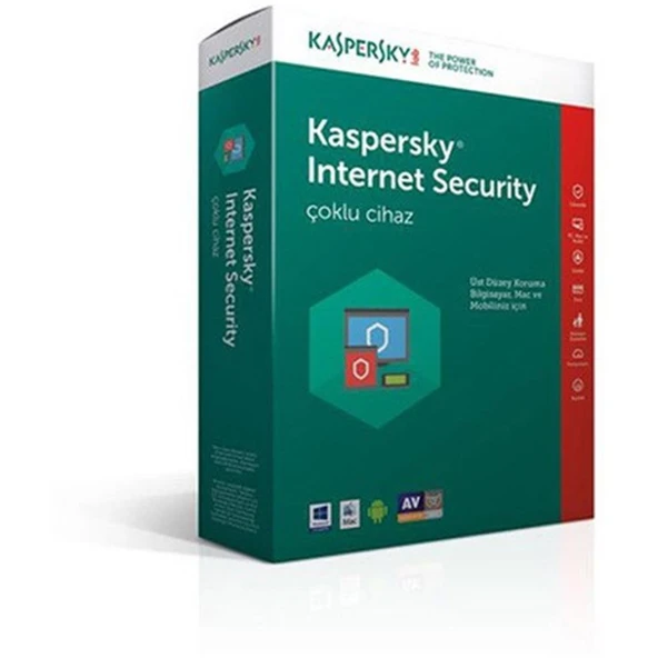 Kaspersky Internet Security 3 Kullanıcı 1 Yıl Plus ürün görseli 1