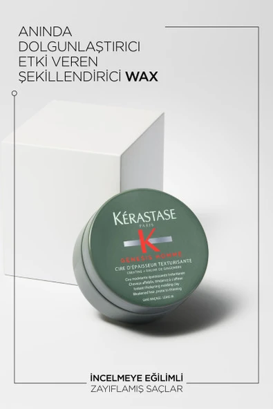 Genesis HOMME  Wax 75ml - Resim 3