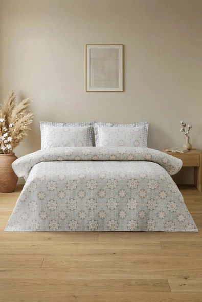 Freya | %100 Pamuk Battal Boy (King Size) Pike Takımı | 240x220 | Gri ürün görseli 1