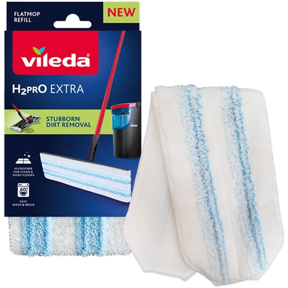 Vileda H2PRO %100 Mikrofiber Yedek Mop ürün görseli 1
