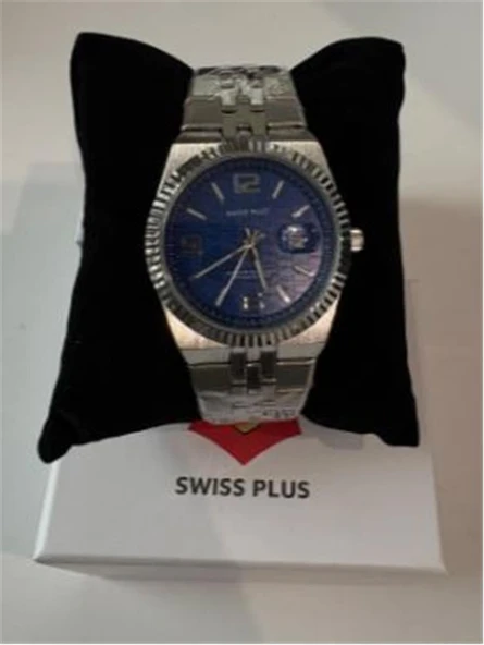 Swiss Plus Man Watch Premium Seri Model-1 ST3442AGS Blue-Silver ürün görseli 1