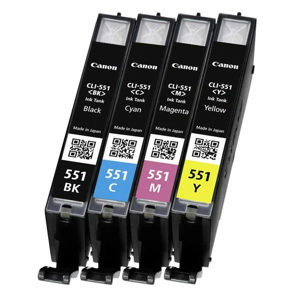 Canon CLI-551-6509B009 Orijinal Kartuş Paketi - Resim 2