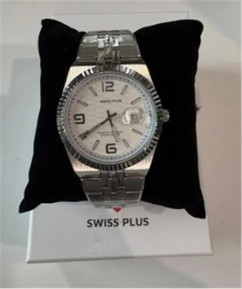 Swiss Plus Man Watch Premium Seri Model-4 ST3442AGS White-Silver ürün görseli 1