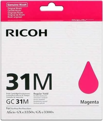 Ricoh Aficio GC-31M Kırmızı Orijinal Kartuş ürün görseli 1