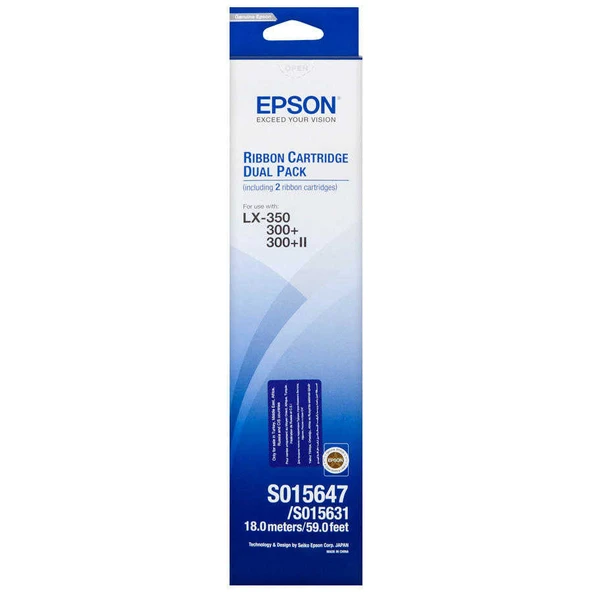 Epson LX-350-C13S015647 Orijinal Şerit İkili ürün görseli 1