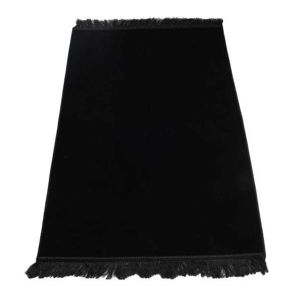Kadife Velur Seccade Düz Renk (70x110 cm. Siyah) ürün görseli 1
