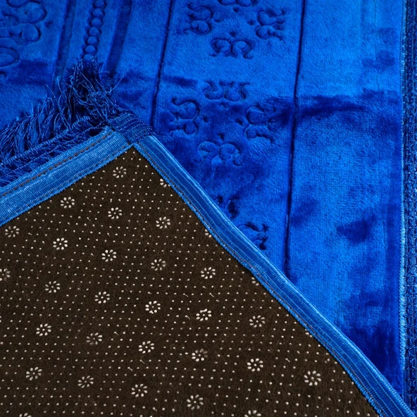 Peluş Seccade Saks Mavi (80x120 cm.) - Resim 2