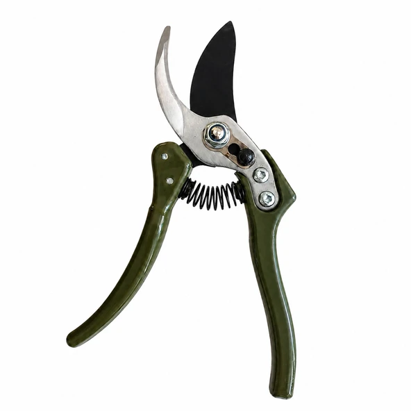 Bağ Makası Bahçe Bitki Çiçek Budama Makası İzole Saplı Ergonomik Keskin Çelik Dal Kesme Makası ürün görseli 1