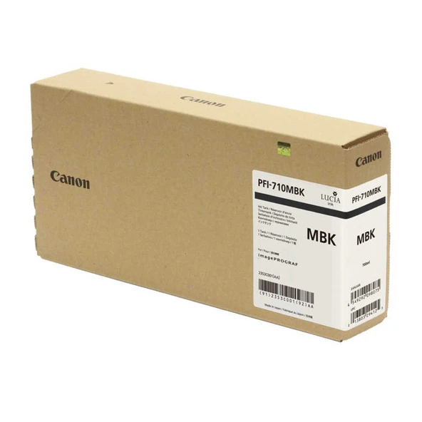 Canon PFI-710MBK-2353C001 Mat Siyah Orijinal Kartuş ürün görseli 1