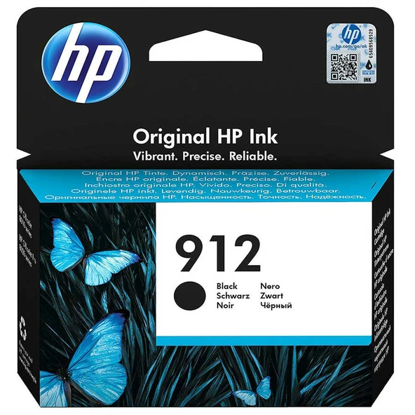 Hp 912-3YL80AE Siyah Orijinal Kartuş ürün görseli 1