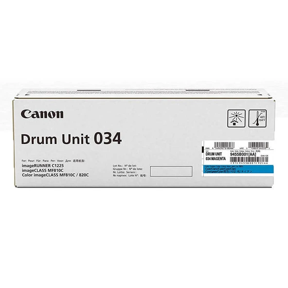 Canon 034-9457B001 Mavi Orijinal Fotokopi Drum Ünitesi ürün görseli 1