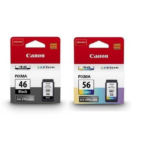 Canon PG-46 Siyah CL-56 Renkli Orijinal Kartuş Set ürün görseli 1