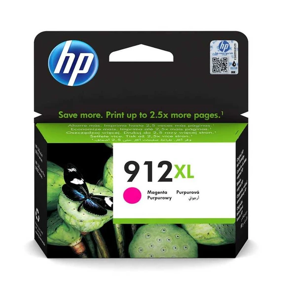 Hp 912XL-3YL82AE Kırmızı Yüksek Kapasiteli Orijinal Kartuş ürün görseli 1