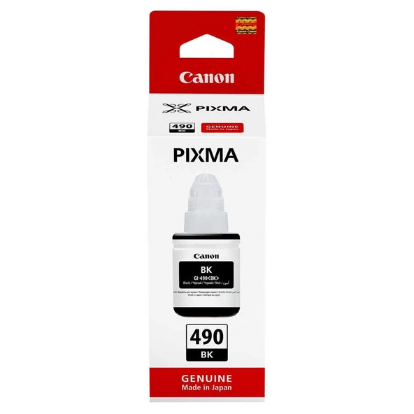 Canon GI-490-0663C001 Siyah Orijinal Mürekkep ürün görseli 1