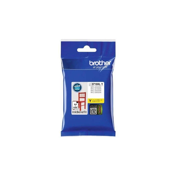 Brother LC-3719XL Sarı Yüksek Kapasiteli Orijinal Kartuş ürün görseli 1
