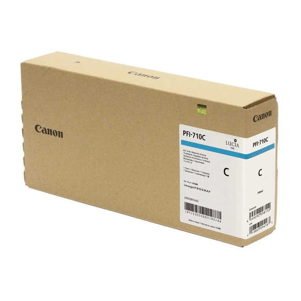 Canon PFI-710C-2355C001 Mavi Orijinal Kartuş ürün görseli 1