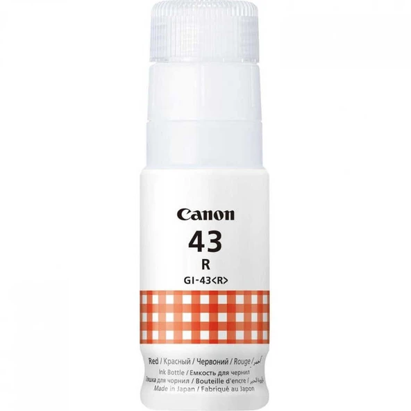 Canon GI-43-4716C001 Kırmızı-Red Orijinal Mürekkep ürün görseli 1