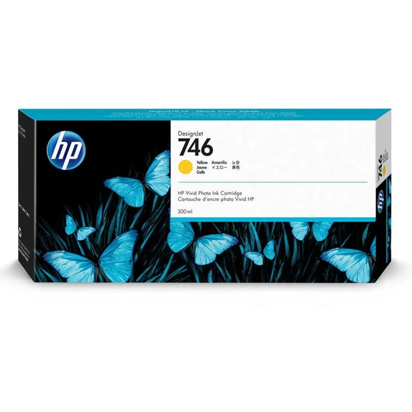 Hp 746-P2V79A Sarı Orijinal Kartuş - Resim 2