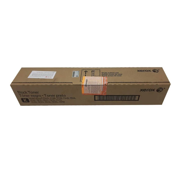 Xerox Workcentre 7525-006R01509 Metered Siyah Orijinal Fotokopi Toner ürün görseli 1