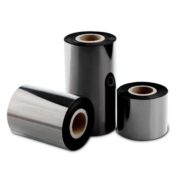 WX-10FBK Standart Wax Ribbon 110mm x 450m 1 inç Outside RB00007 ürün görseli 1