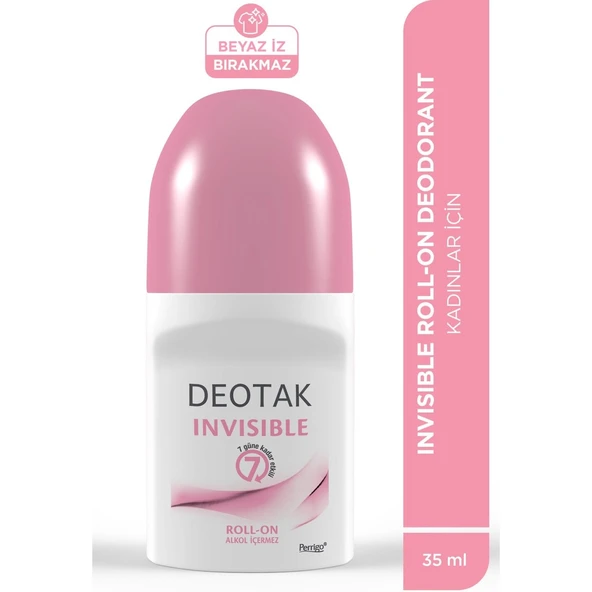Deotak Roll-On Deodorant Invisible 35 ml ürün görseli 1