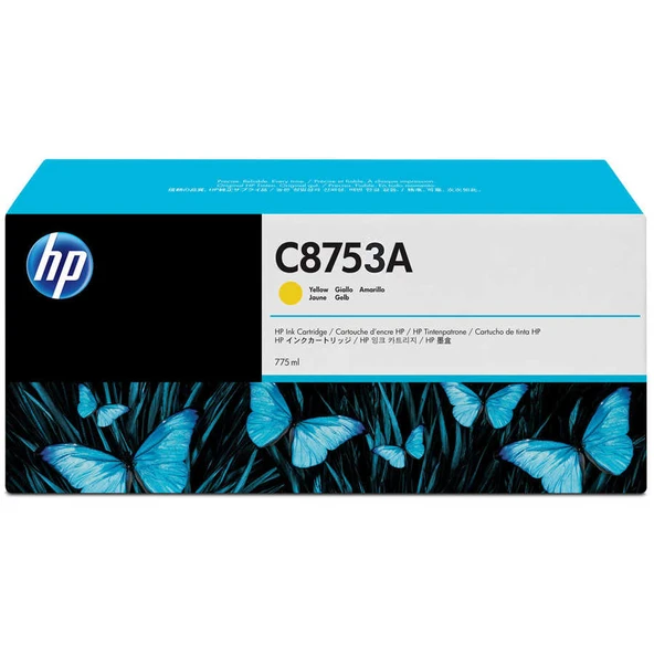 Hp C8753A Sarı Orijinal Kartuş - Resim 2