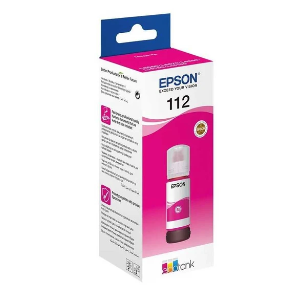 Epson T112-C13T06C34A Kırmızı Orijinal Mürekkep ürün görseli 1