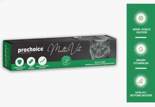 Pro Choice Multi Vitamin Kedi Macunu 100 gr - Resim 3