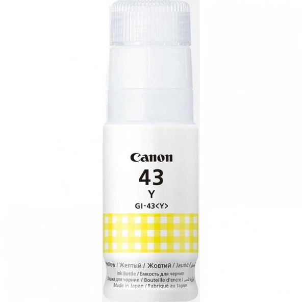 Canon GI-43-4689C001 Sarı Orijinal Mürekkep ürün görseli 1