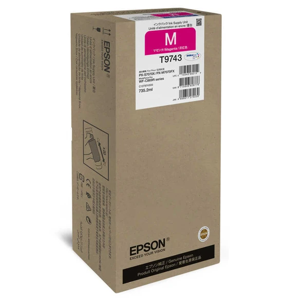 Epson T9743XXL-C13T974300 Kırmızı Orijinal Kartuş Extra Yüksek Kapasiteli ürün görseli 1
