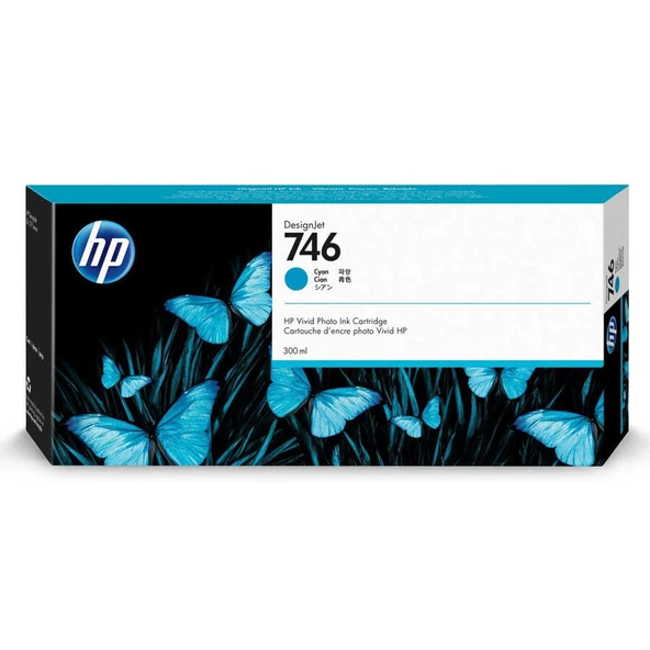 Hp 746-P2V80A Mavi Orijinal Kartuş ürün görseli 1