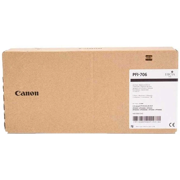Canon PFI-706C-6682B001 Mavi Orijinal Kartuş ürün görseli 1