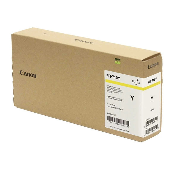 Canon PFI-710Y-2357C001 Sarı Orijinal Kartuş ürün görseli 1