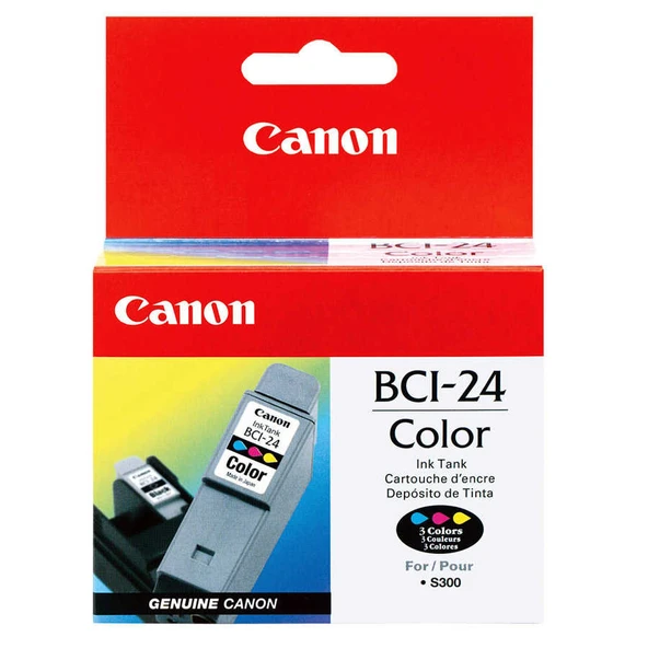 Canon BCI-24 Renkli Orijinal Kartuş ürün görseli 1