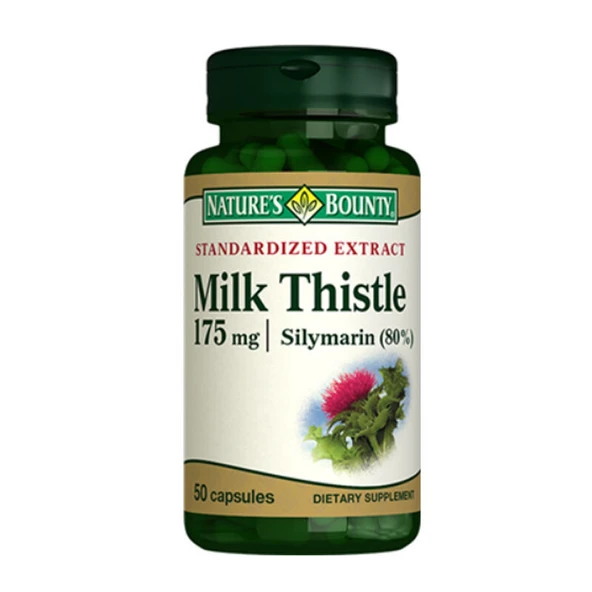 Natures Bounty Milk Thisle 175 mg Takviye Edici Gıda 50 Kapsül ürün görseli 1