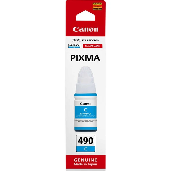 Canon GI-490-0664C001 Mavi Orijinal Mürekkep ürün görseli 1