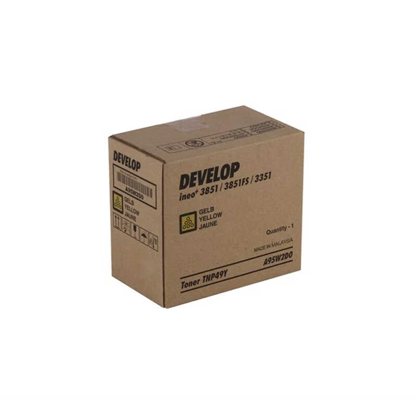 Develop TNP-49-A95W2D0 Sarı Orijinal Fotokopi Toner - Resim 2