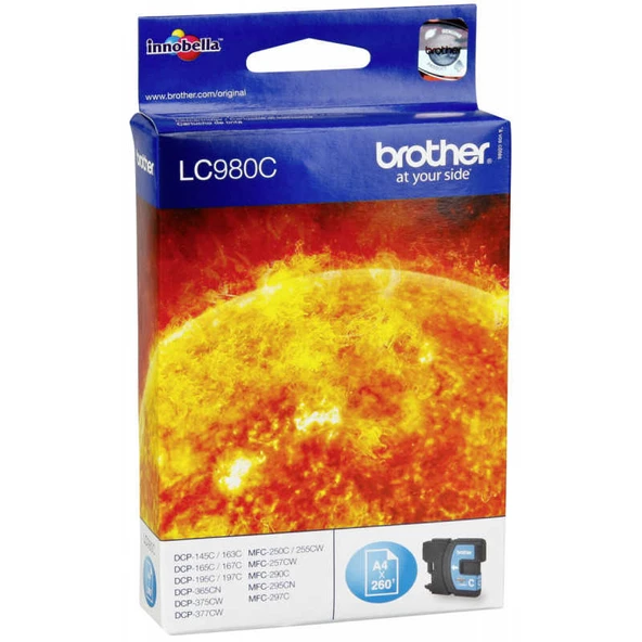 Brother LC38-LC980 Mavi Orijinal Kartuş ürün görseli 1