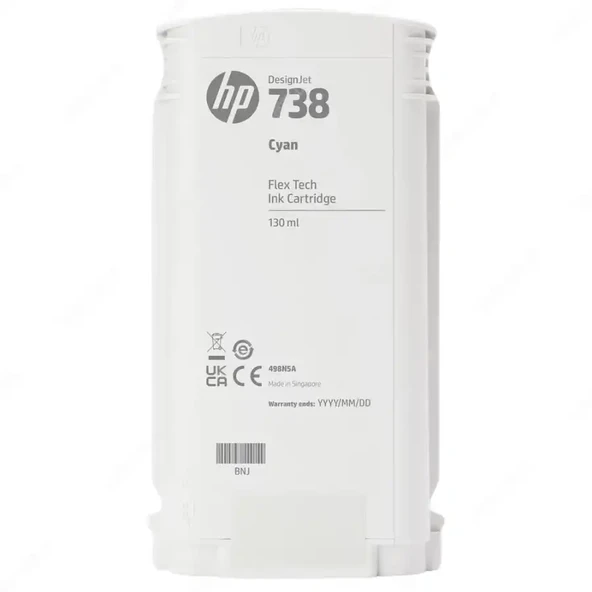Hp 738-498N5A Mavi Orijinal Kartuş - Resim 3