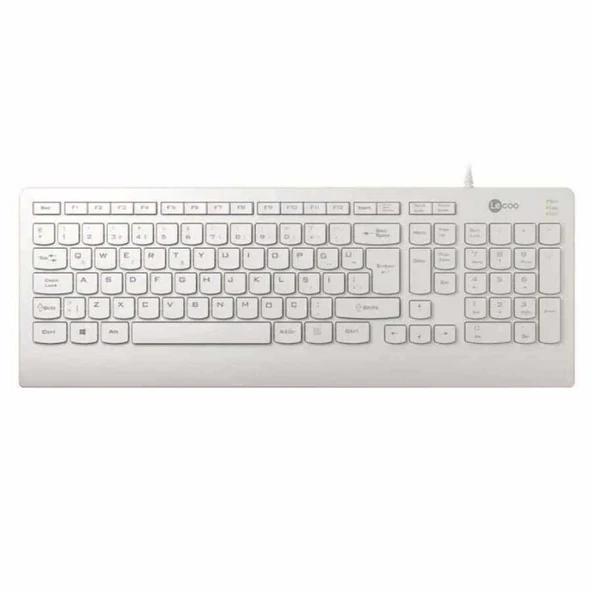 Lecoo KB103 Beyaz Kablolu Q Klavye ürün görseli 1